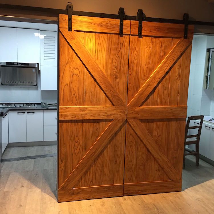 traditional wooden barn door